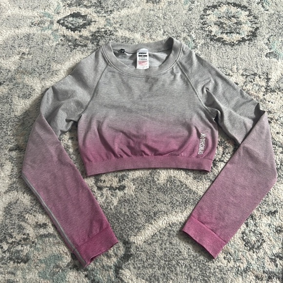 Gymshark Ombré Seamless Crop Top - Picture 1 of 4